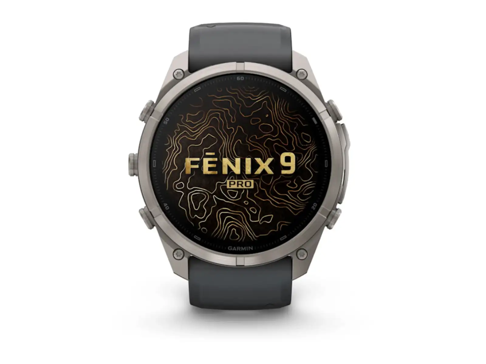 Garmin Fénix 9 Pro inReach 51 mm inteligentné hodinky Titanium Graphite/Black