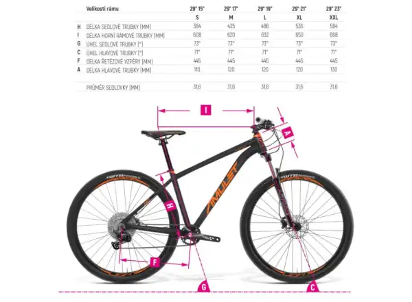 Amulet 29 Night Cat 2.0 royal purple/white horský bicykel