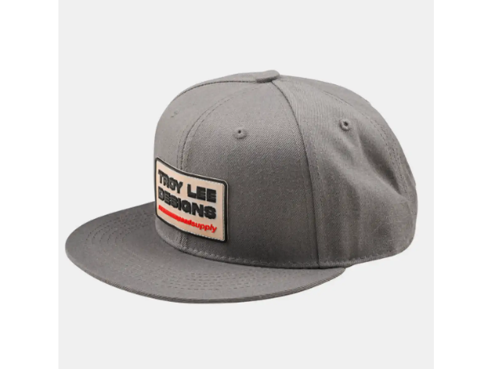 Troy Lee Designs Flat Bill Snapback šiltovka Factory Smoke Blue