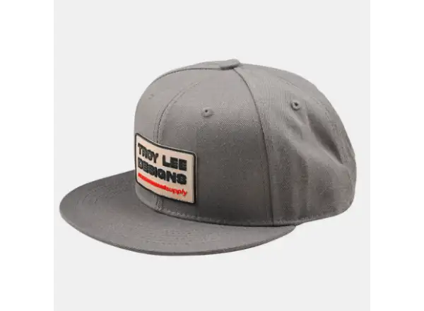 Troy Lee Designs Flat Bill Snapback šiltovka Factory Smoke Blue