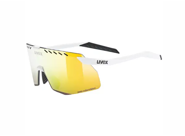 Uvex Pace Stage ColorVision Small okuliare White Matt/Mirror Yellow