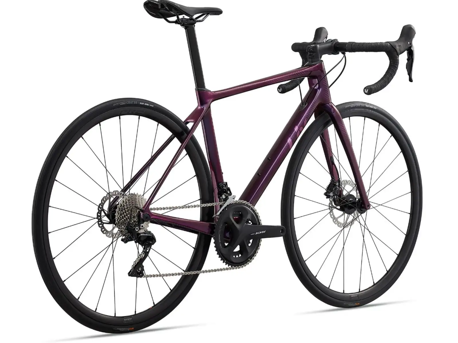 Liv Langma Advanced 2 Disc cestný bicykel chameleon purple