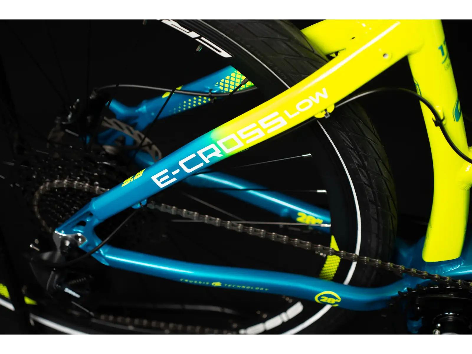Crussis e-Cross low 9.8-M krosový elektrobicykel