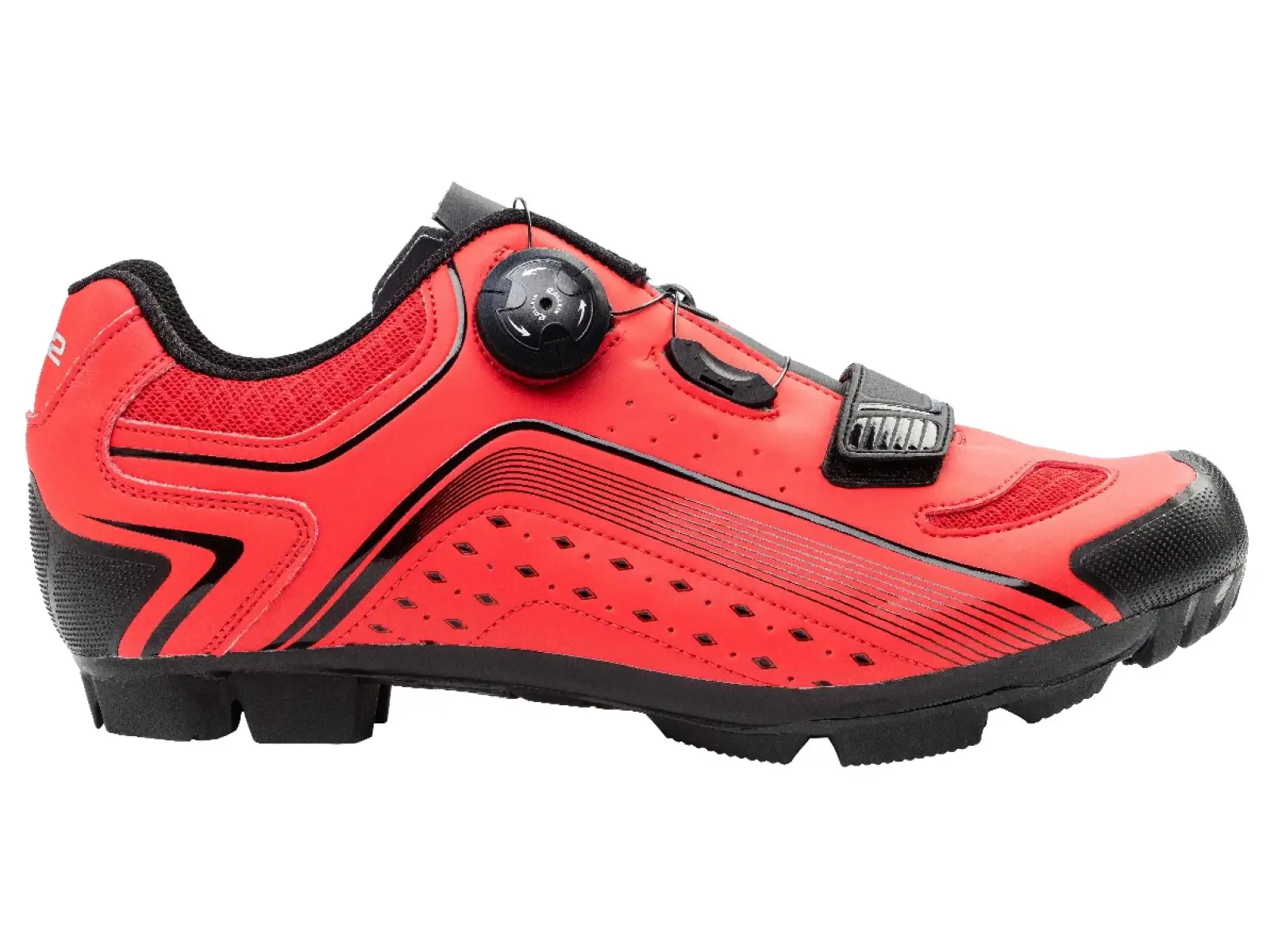 R2 Vega MTB pánske tretry červená/čierna