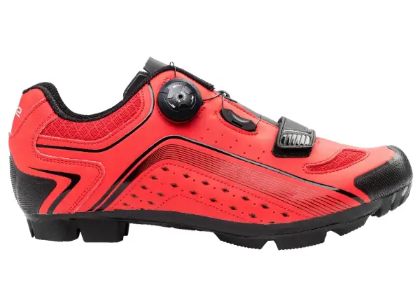 R2 Vega MTB pánske tretry červená/čierna