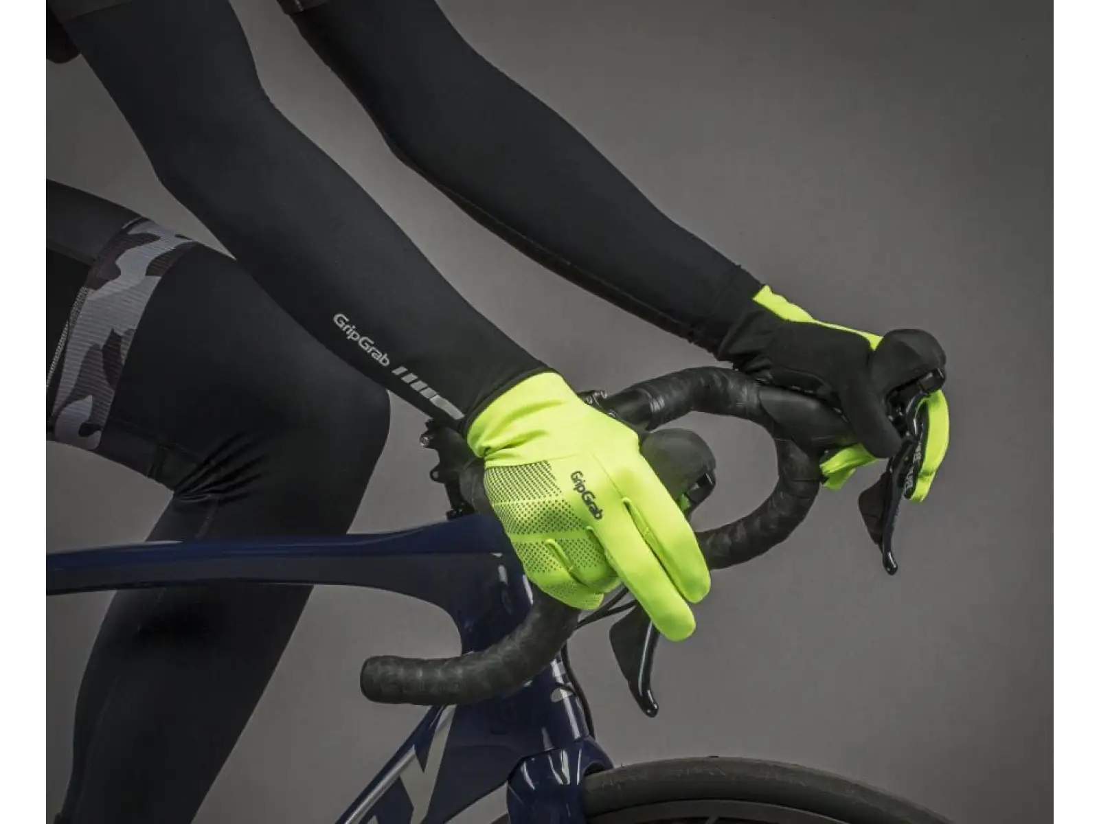 Grip Grab Ride Hi-Vis Windproof Midseaso rukavice
