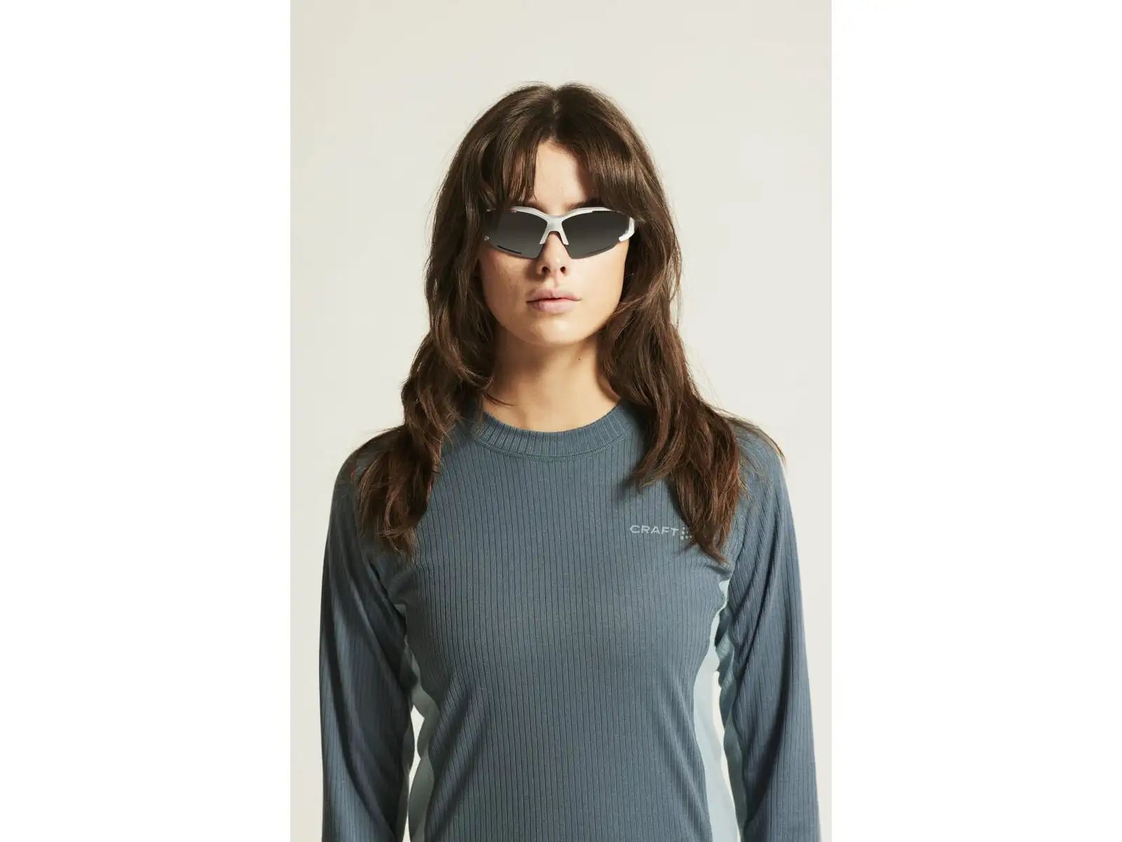 Craft Core Dry Baselayer dámska súprava tričko dlhý rukáv+nohavice modrá