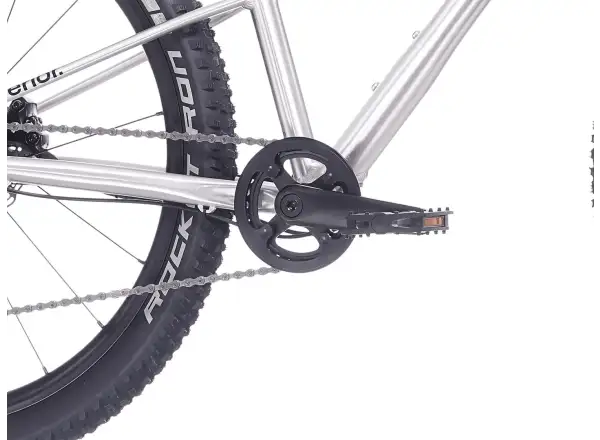 Superior TEAM 24 detský bicykel Gloss Brushed Alu / Rainbow Black
