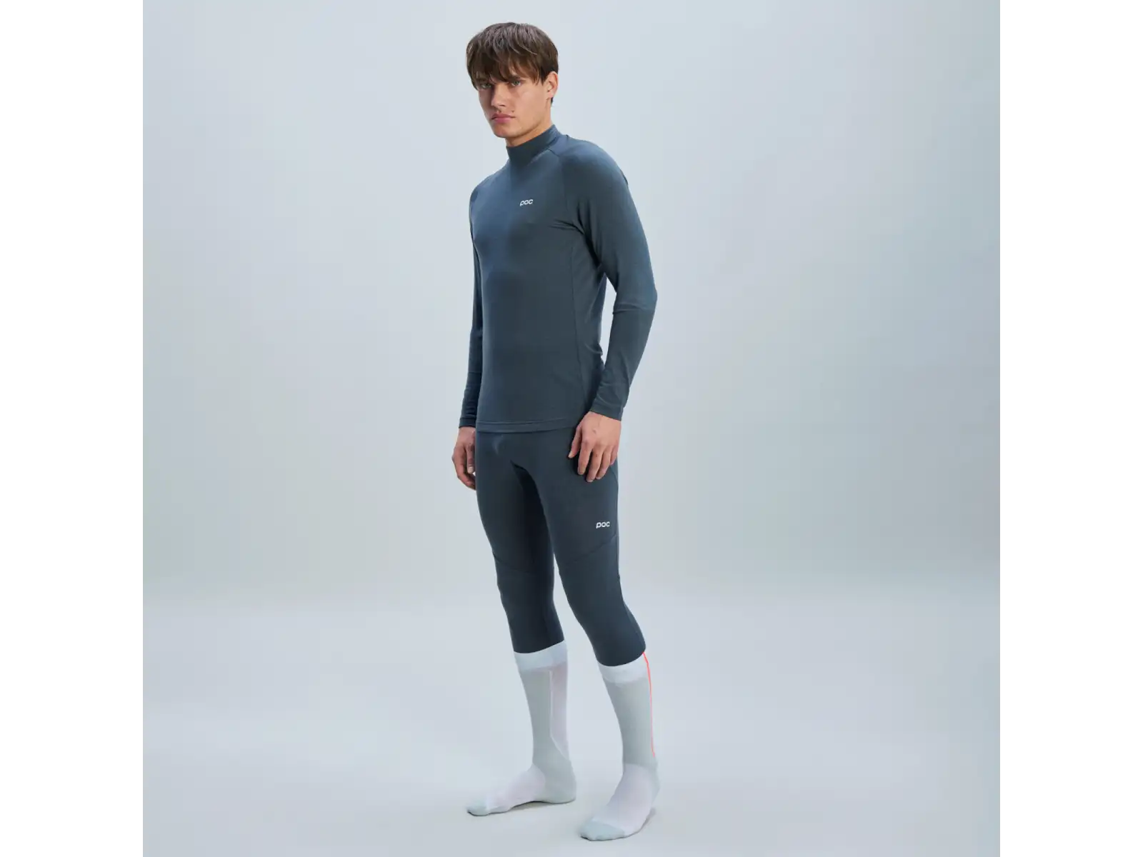 POC Layer Merino pánske spodné tričko dlhý rukáv Sylvanite Grey