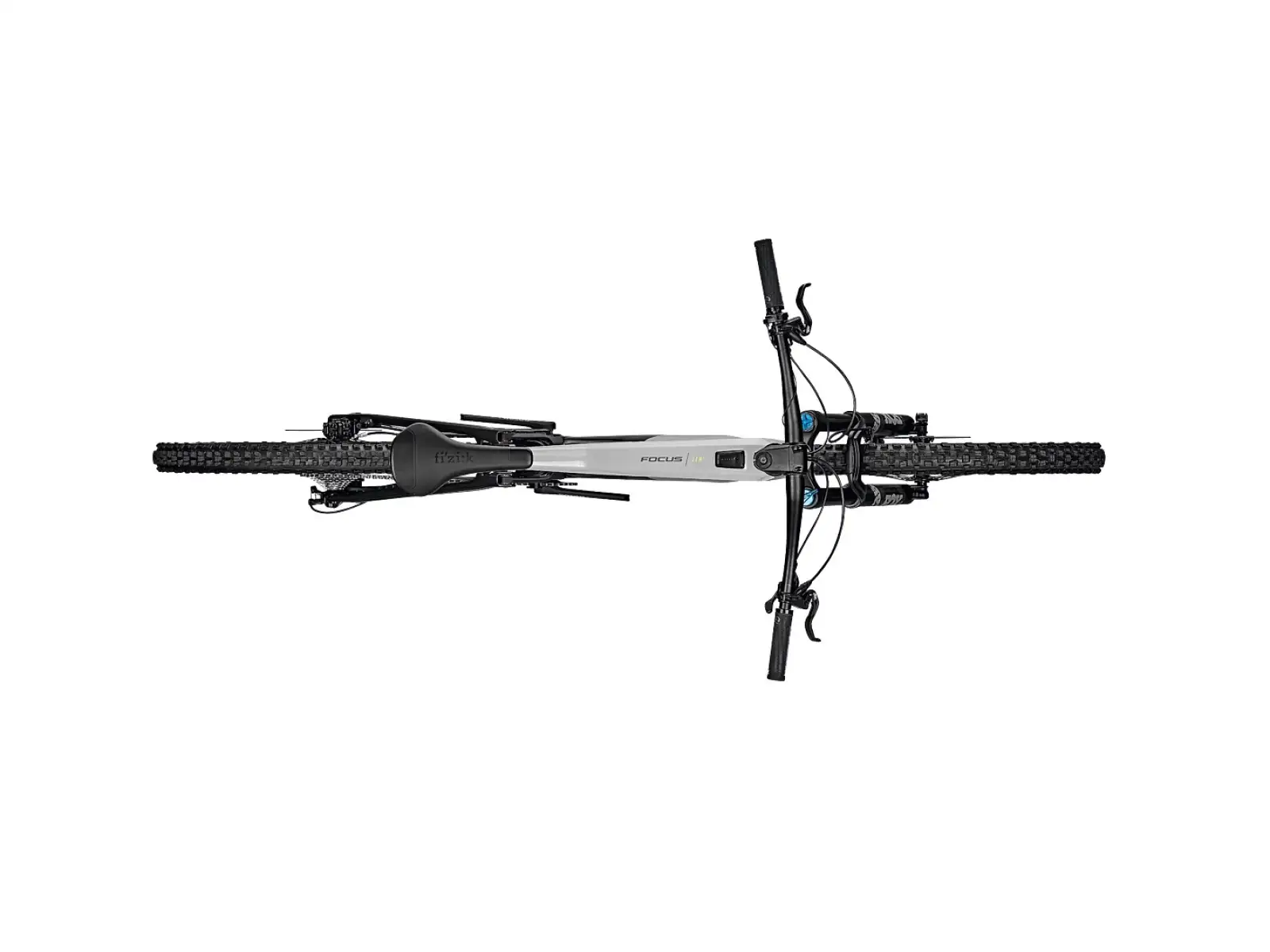 Focus Jam2 SL 8.8 DI 430 Wh horský elektrobicykel Lightgrey Glossy/Carbon Raw Glossy