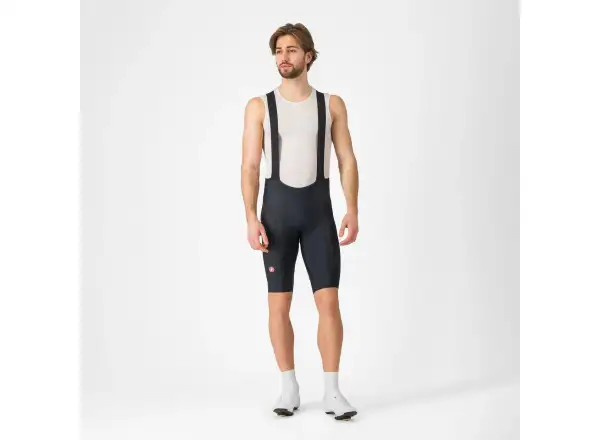 Castelli Competizione 2 pánske kraťasy s vložkou a trakmi Black