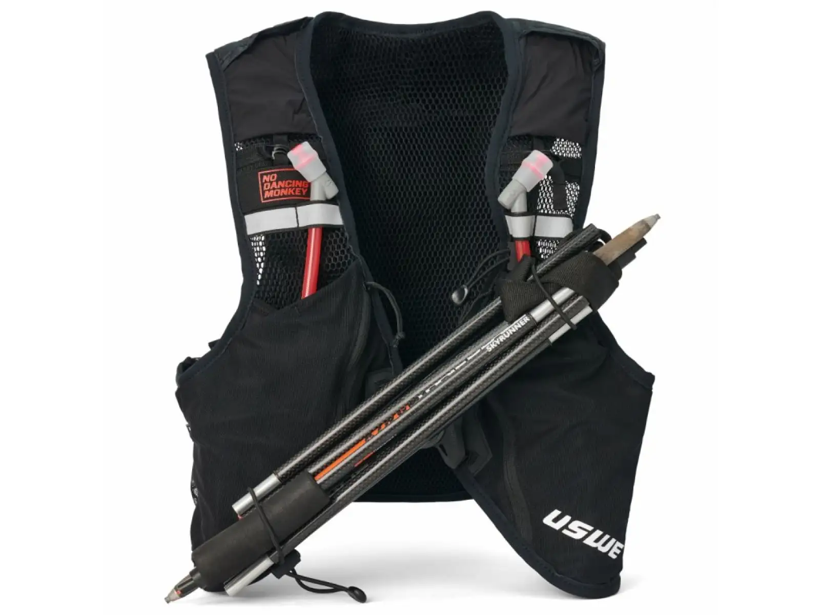 USWE Pace 14 Trail bežecká vesta Carbon Black