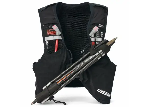 USWE Pace 14 Trail bežecká vesta Carbon Black