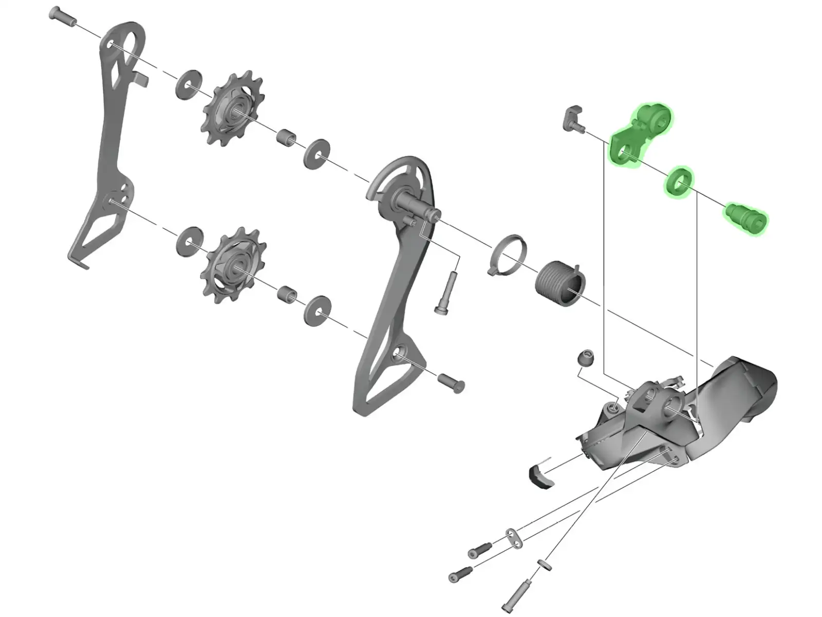 Shimano držiak prehadzovačky RD-R8150