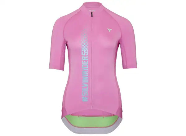 Silvini Mazzana dámsky dres krátky rukáv Blush/Green