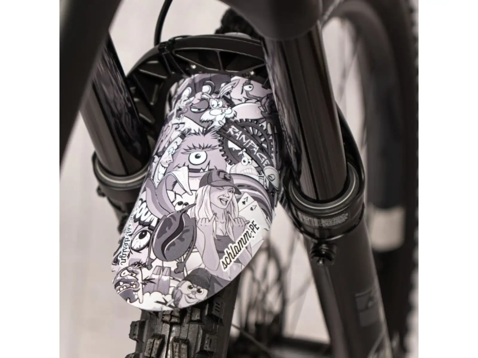 Rie:sel Design Schlamm:PE Fender Stickerbomb Eyecatcher Ultra Black