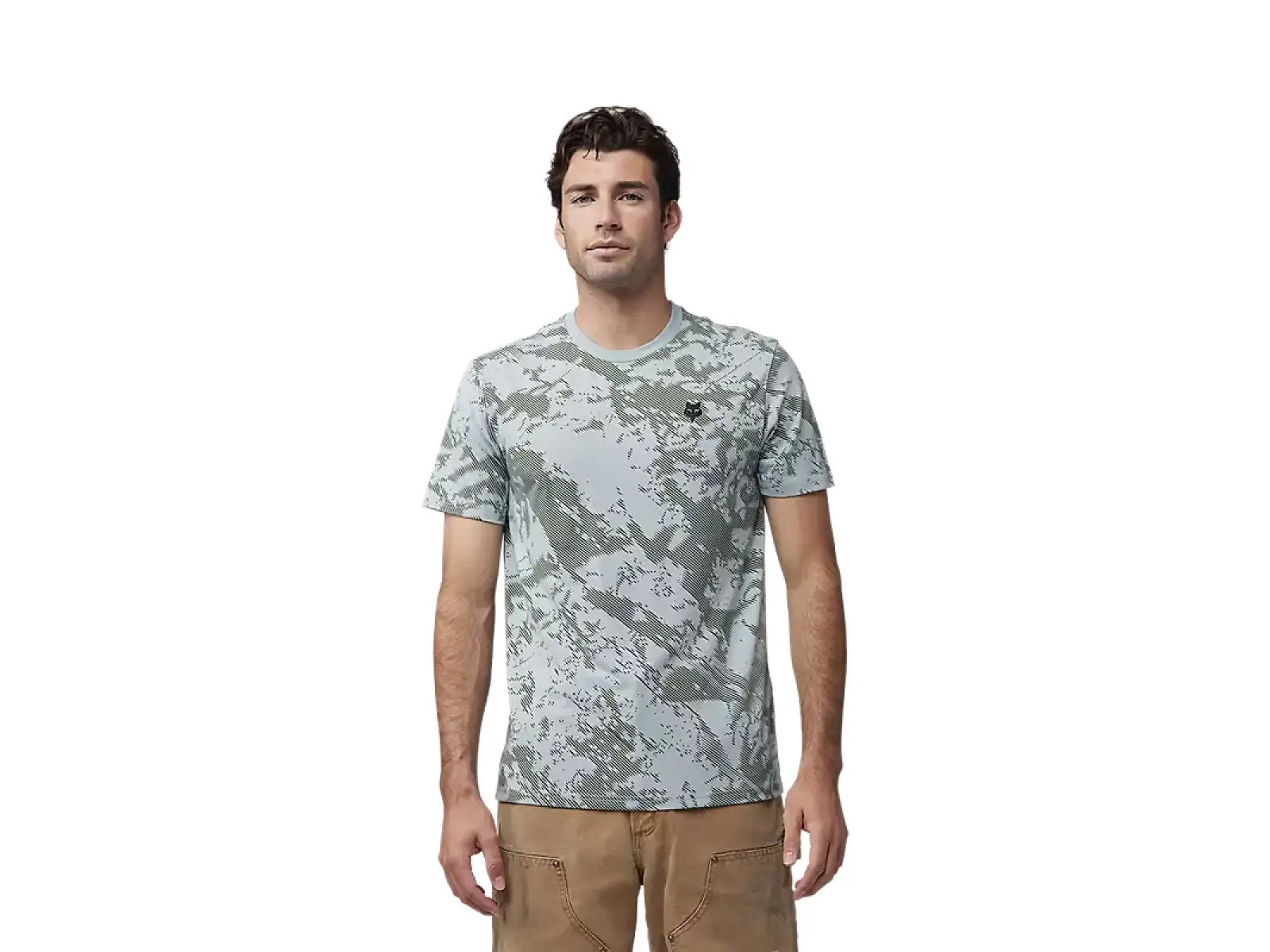 Fox Gravel Tech pánsky dres krátky rukáv Gunmetal