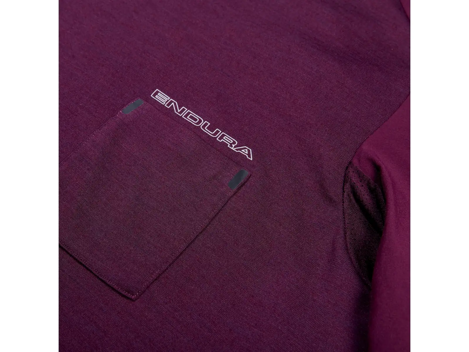 Endura GV500 Foyle pánsky dres krátky rukáv Aubergine