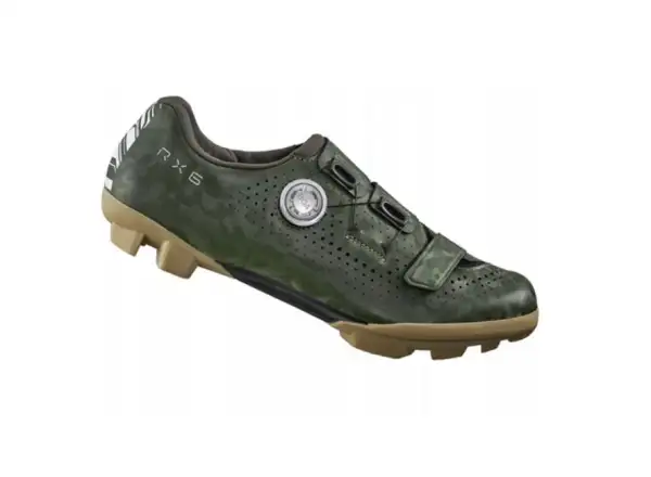 Shimano SH-RX600 Wide pánske gravel tretry Olive