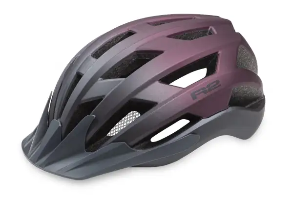 R2 Explorer cyklistická prilba modrá/fialová