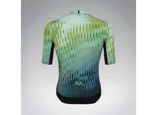 Oakley Icon Training pánsky dres krátky rukáv Green Glitch Print