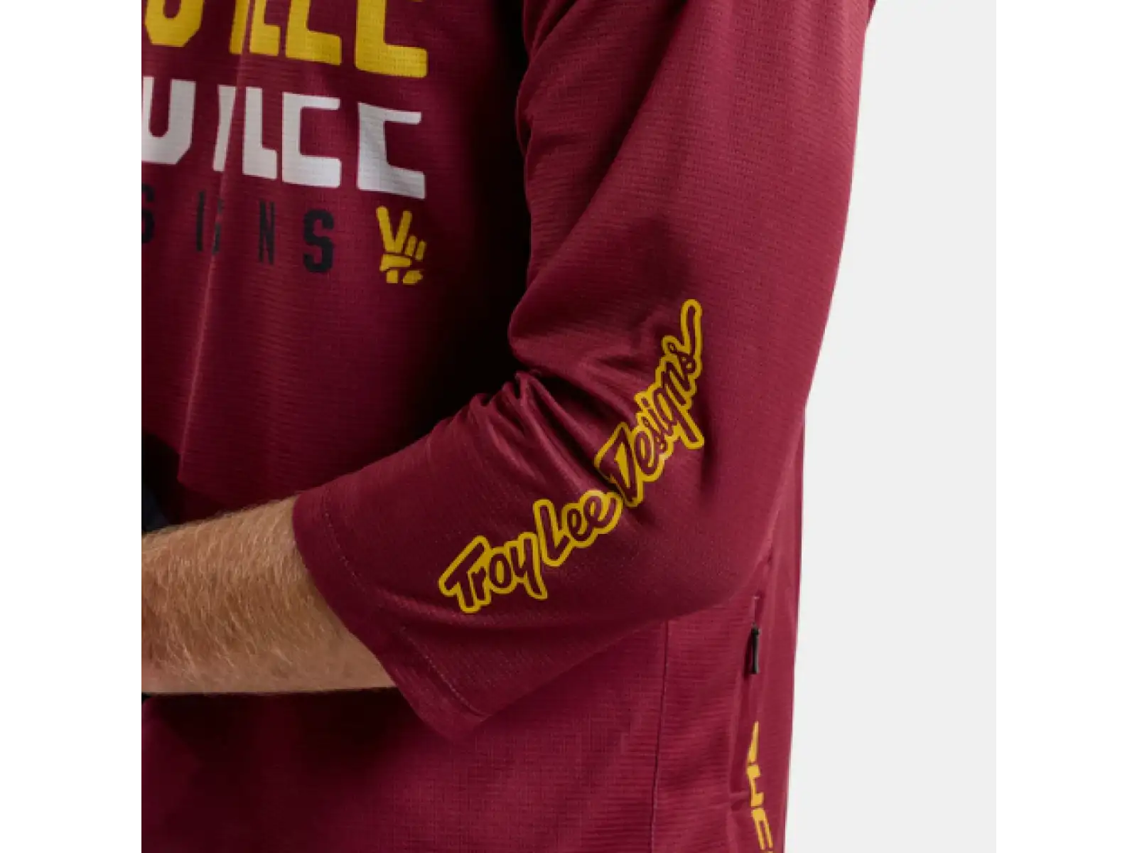 Troy Lee Designs Ruckus Spun pánsky dres 3/4 rukáv Oxblood