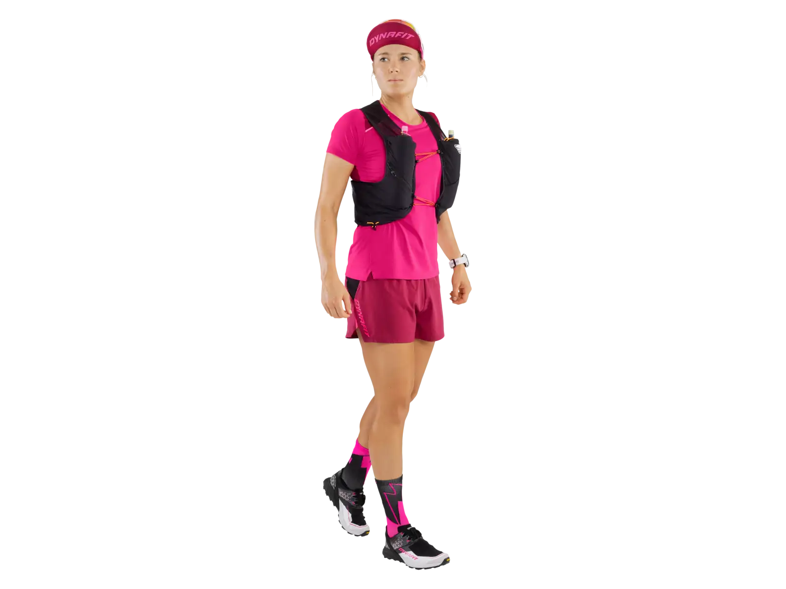 Dynafit Sky dámske tričko s krátkym rukávom Flamingo
