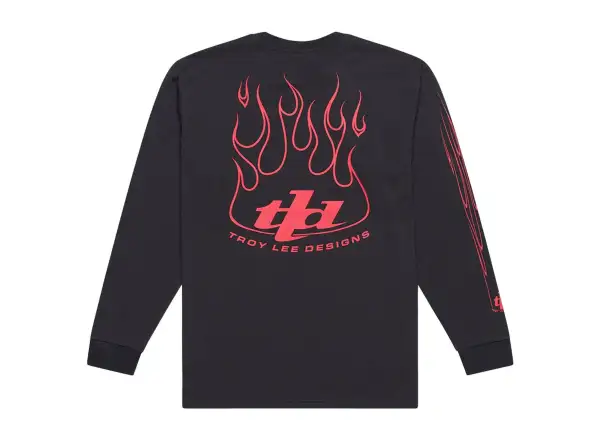 Troy Lee Designs Torched tričko s dlhým rukávom Carbon