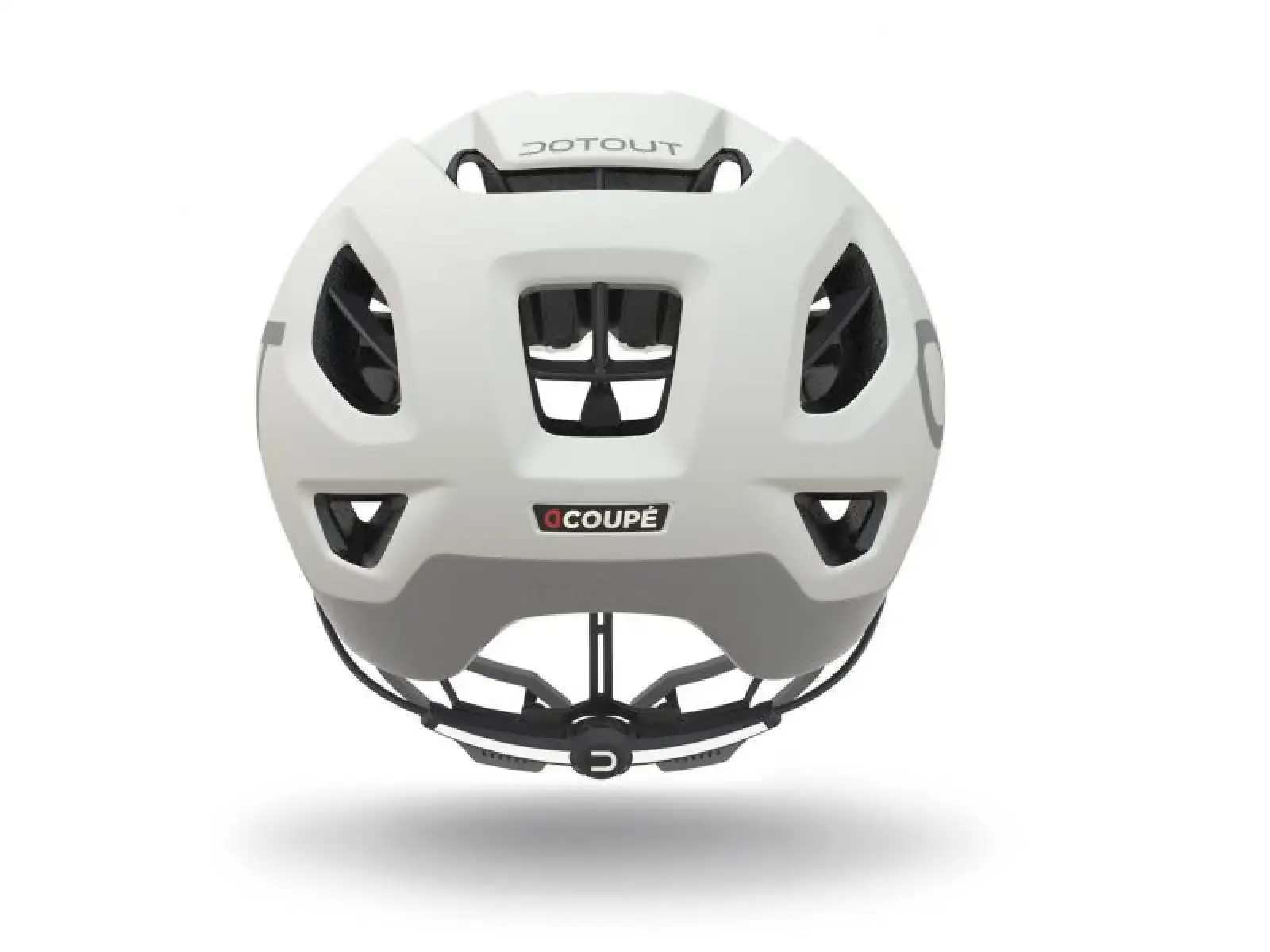 Prilba Dotout Coupé Pro Pearl Matt White/Shiny Light Grey XS/M