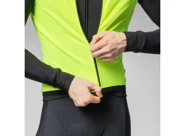Alé PR-E Thermo 2.0 pánska cyklistická vesta Fluo Yellow