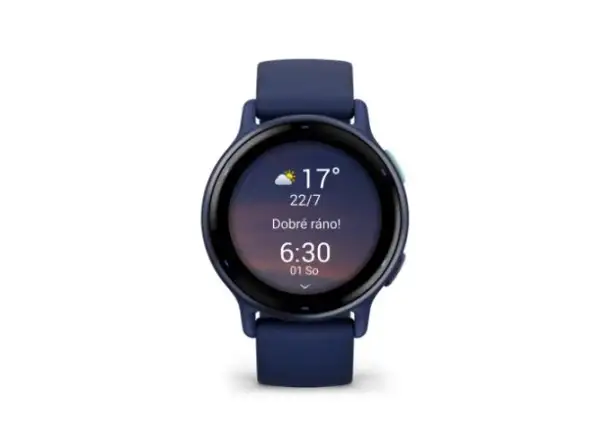 Garmin vívoactive 5 inteligentné hodinky Navy