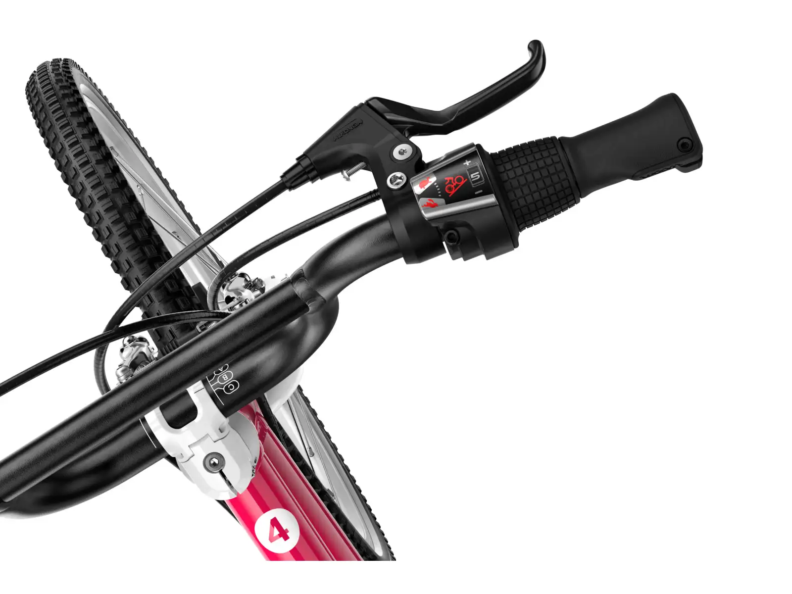 Woom GO 4 detský bicykel 20" Hot Pink