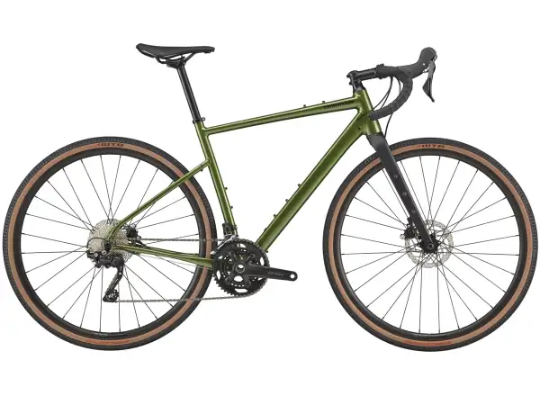 Cannondale Topstone 2 GRX 2x gravel bicykel Spruce Green
