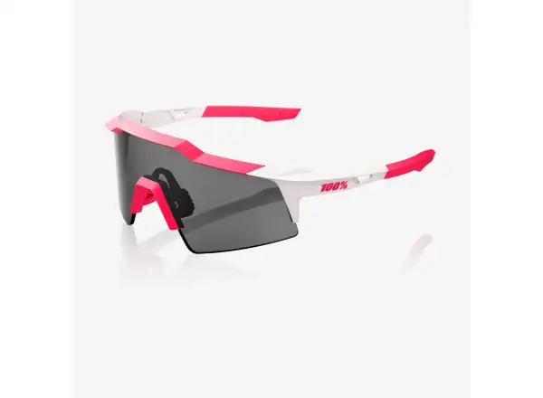 100% Speedcraft SL slnečné okuliare Puddy Pink White/Smoke