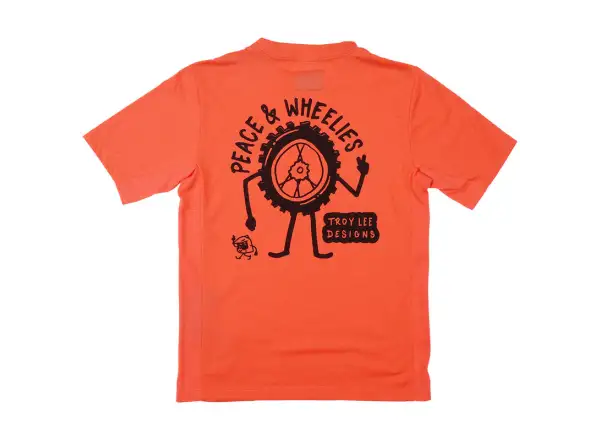 Troy Lee Designs Skyline Ride Tee detský dres krátky rukáv P&W Melon