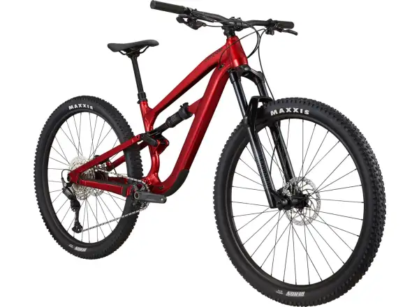Cannondale Habit 4 celoodpružený horský bicykel Candy Red