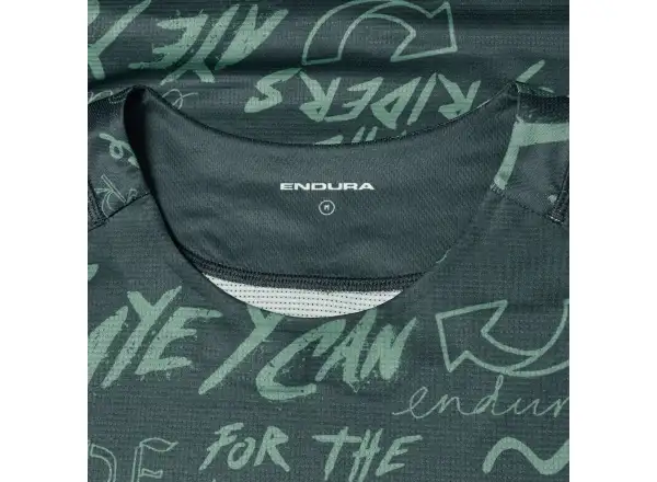 Endura Singletrack pánsky dres dlhý rukáv Carbon Grey
