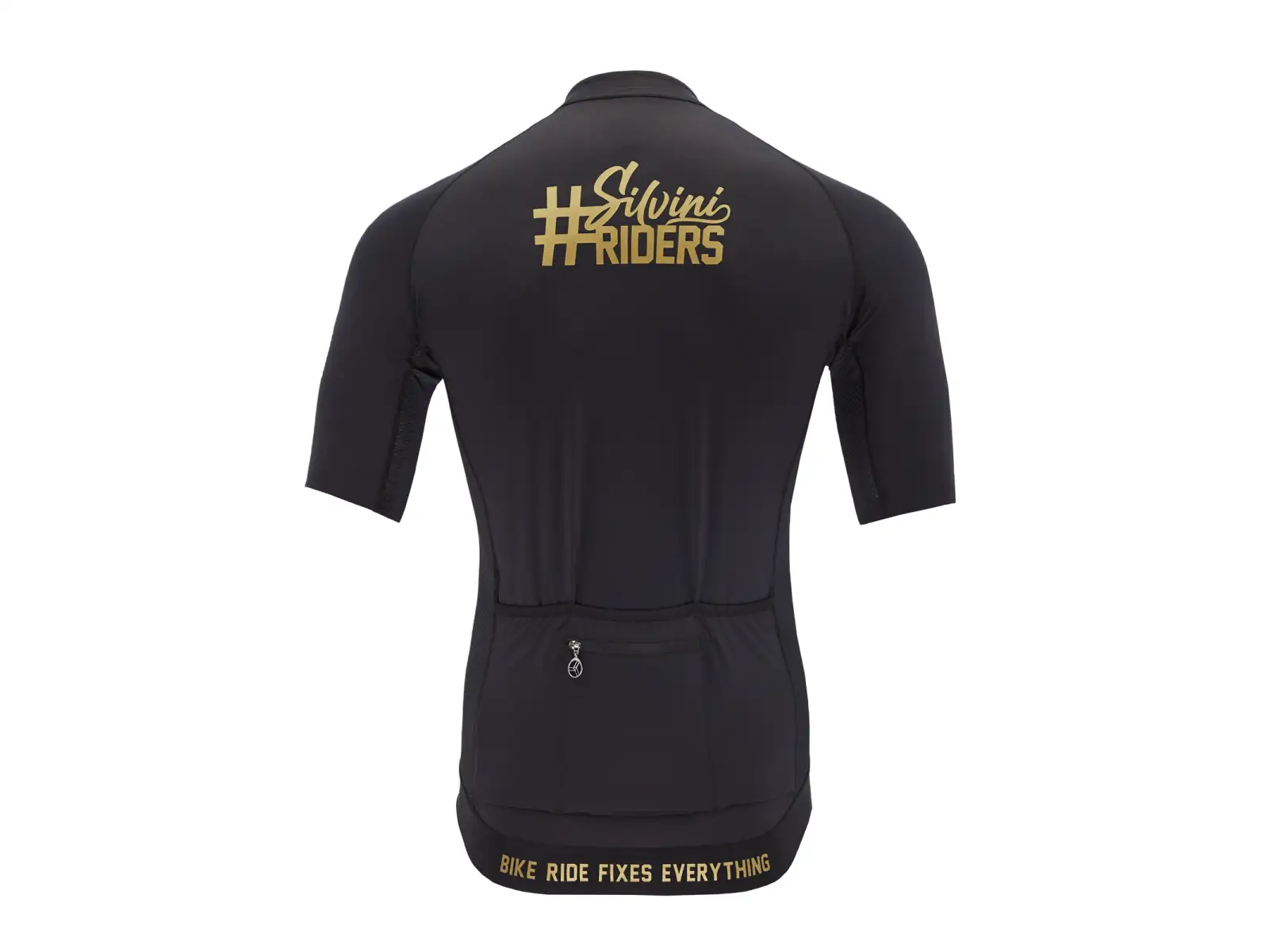 Silvini Mottolino Pánske tričko s krátkym rukávom Black/Gold