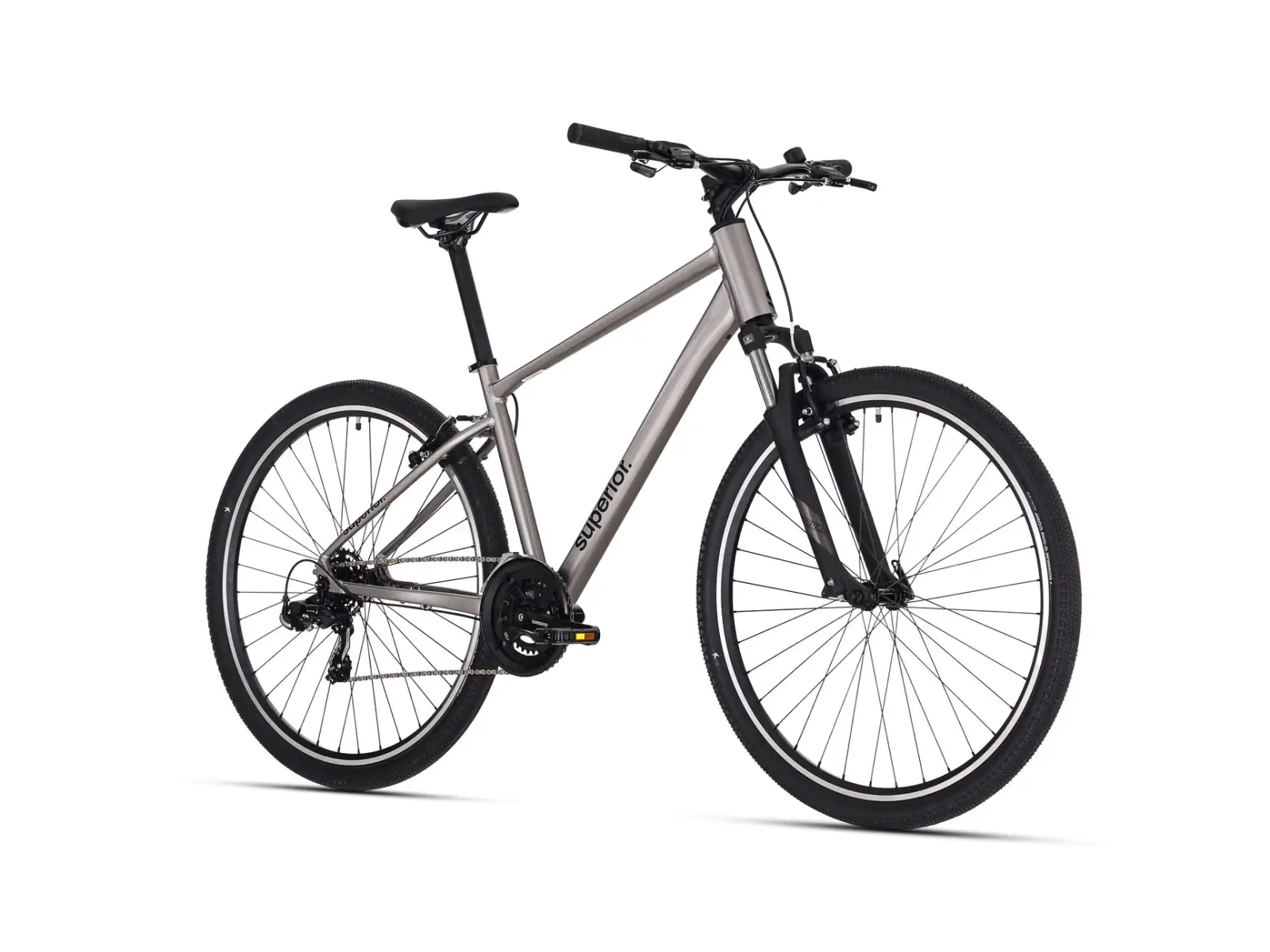 Superior Blox 6.0 trekingový bicykel Gloss Dark Chrome