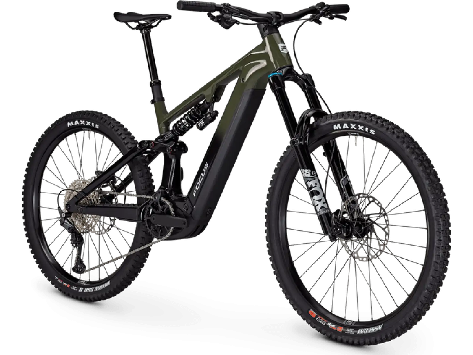 Focus SAM2 6.8 600 Wh celoodpružený elektrobicykel (Urbangreen/Magiclack)