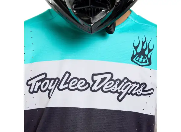 Troy Lee Designs Youth Sprint Pro detský dres dlhý rukáv Yo Moto Carbon