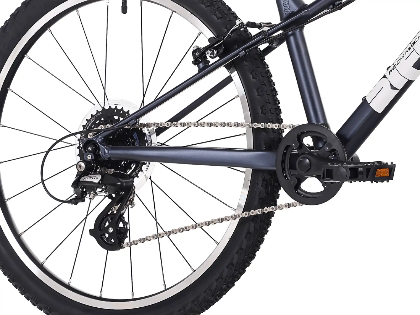 Rock Machine RIFF Jr 24 detský bicykel Matte Deep Ocean Blue