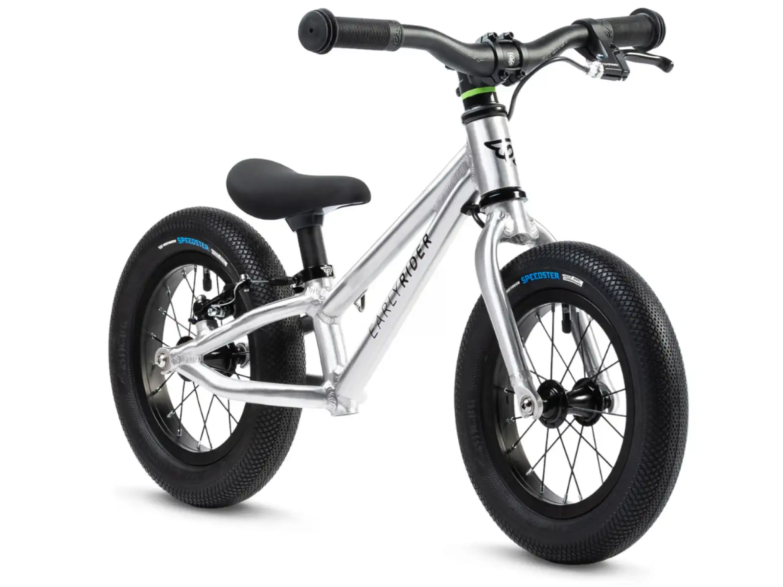 Early Rider Charger 12 detský bicykel s brzdou Brushed Aluminium