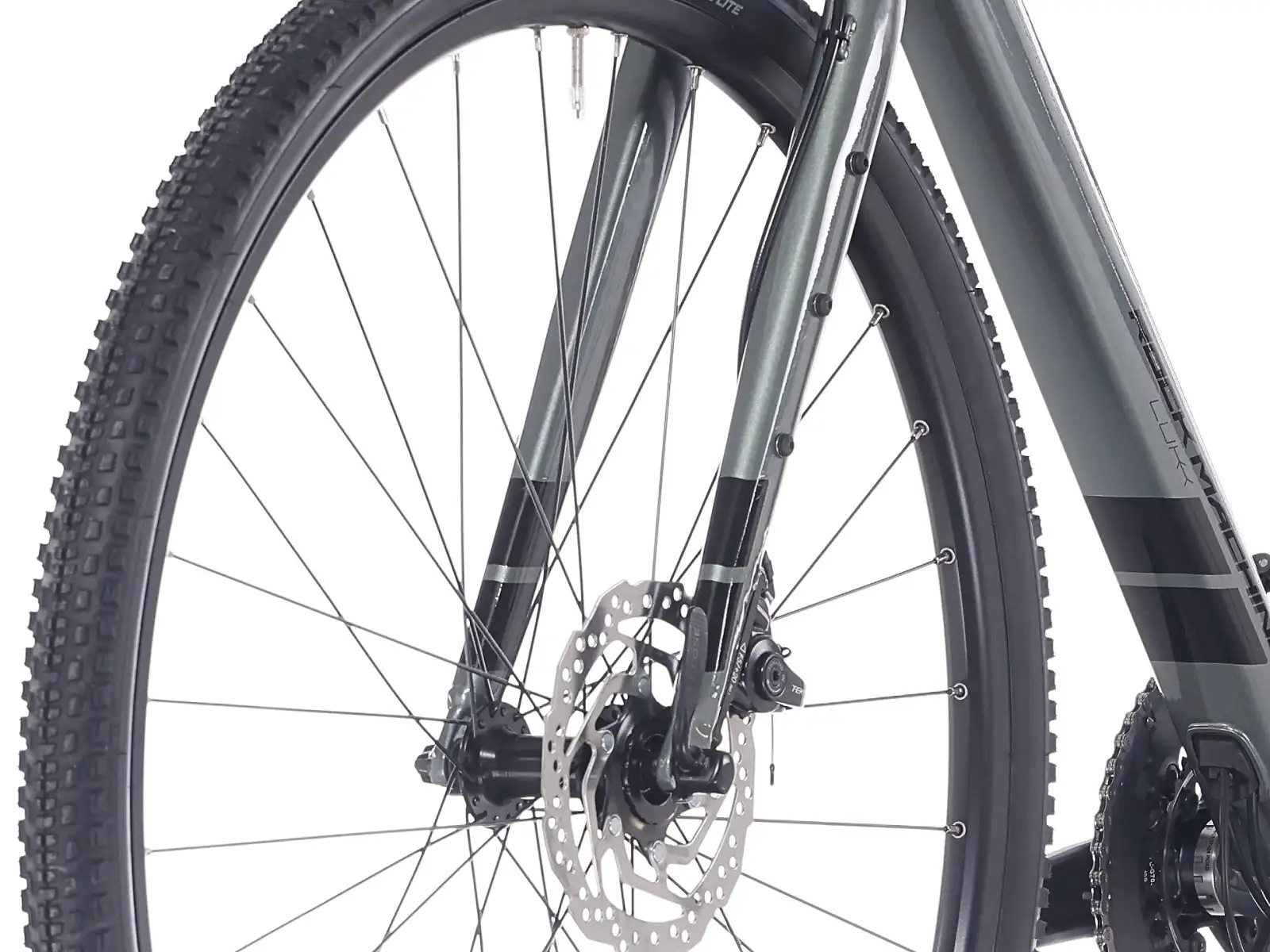 Rock Machine Lukk 40 gravel bicykel Gloss Granite Green
