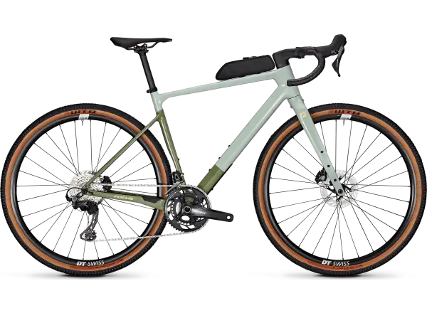 Focus Atlas 8.8 DI gravel bicykel Skygrey Glossy/Mineralgreen Glossy