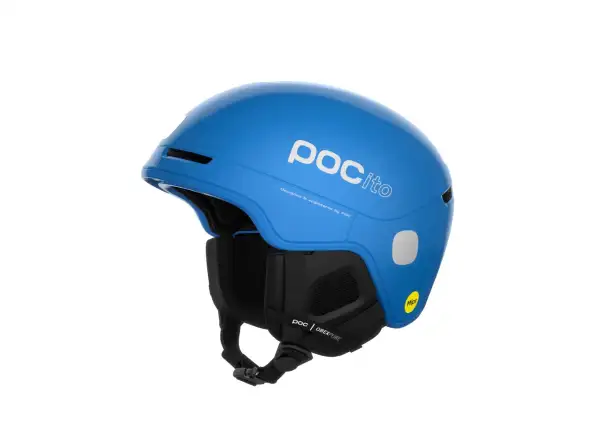 POC POCito Obex MIPS detská lyžiarska helma Fluorescent Blue
