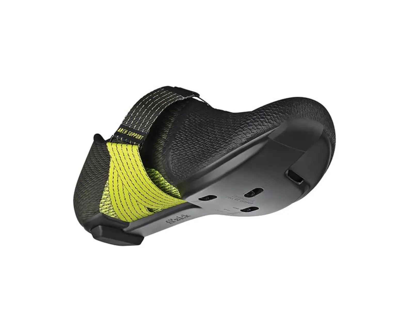 Fizik Stabilita Carbon cestné pánske tretry Black/Yellow Fluo