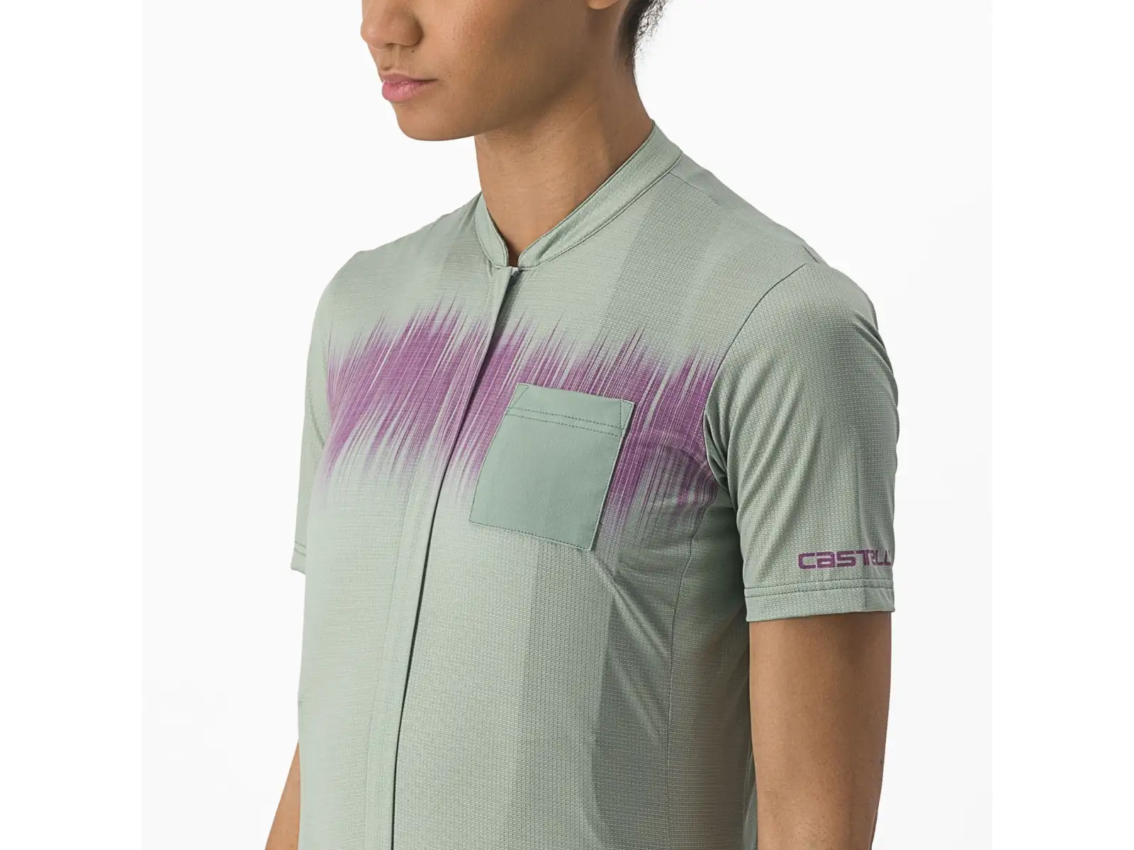 Castelli Unlimited Sentiero 2 dámsky dres krátky rukáv Defender Green