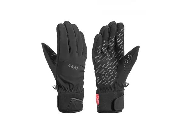 Leki Trail zjazdové rukavice čierne