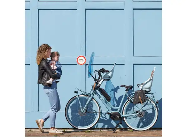 Predná detská sedačka Urban Iki s adaptérom Aotake Light Blue/Shinju White